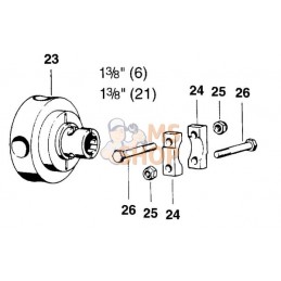 Kit de ressorts K64/1 130 daNm | WALTERSCHEID Kit de ressorts K64/1 130 daNm | WALTERSCHEIDPR#820538
