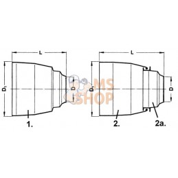Coiffe SC 25 180L grand-angle | WALTERSCHEID Coiffe SC 25 180L grand-angle | WALTERSCHEIDPR#971787