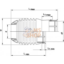 Coiffe de protection PG20 RP5 | WALTERSCHEID Coiffe de protection PG20 RP5 | WALTERSCHEIDPR#820303