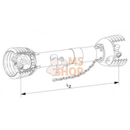 Cardan sans mâchoire P500 L: 810mm, Walterscheid | WALTERSCHEID Cardan sans mâchoire P500 L: 810mm, Walterscheid | WALTERSCHEIDP