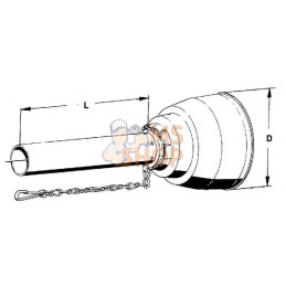 Protection de transmission moitié intérieure - grand angle SC15, L : 1000mm Walterscheid | WALTERSCHEID Protection de transmissi
