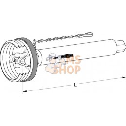 Demi-arbre de transmission, intérieur W2500 L : 1116mm, Walterscheid | WALTERSCHEID Demi-arbre de transmission, intérieur W2500 