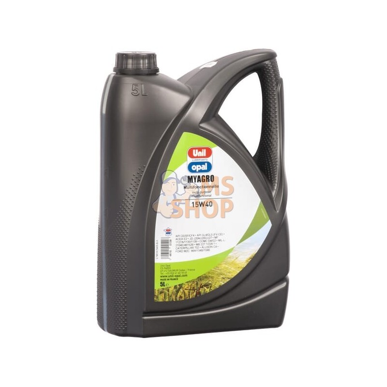 Huile Myagro 15W-40 STOU - 5l | UNIL OPAL Huile Myagro 15W-40 STOU - 5l | UNIL OPALPR#968705