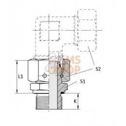 Adapteur tournant 15L - 1/2BSP | VOSS Adapteur tournant 15L - 1/2BSP | VOSSPR#585627