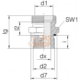 Raccord 8L - 1/4BSP | VOSS Raccord 8L - 1/4BSP | VOSSPR#481835