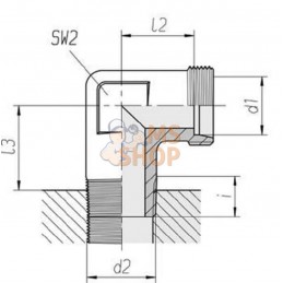 Coude mâle 8L-M12 | VOSS Coude mâle 8L-M12 | VOSSPR#585595