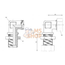 Coude passe cloison 8L | VOSS Coude passe cloison 8L | VOSSPR#585698