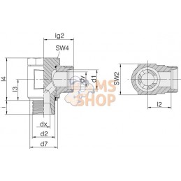 Raccord orientable 12S-M18x150 | VOSS Raccord orientable 12S-M18x150 | VOSSPR#585963