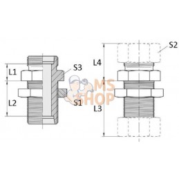 Raccord cloison 10L | VOSS Raccord cloison 10L | VOSSPR#512729