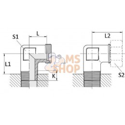 Coude mâle 10L-3/8 NPT | VOSS Coude mâle 10L-3/8 NPT | VOSSPR#585656