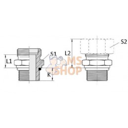 Raccord 15L 7/8UNF | VOSS Raccord 15L 7/8UNF | VOSSPR#481699