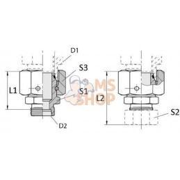 Adapteur mâle femelle 15L-8L | VOSS Adapteur mâle femelle 15L-8L | VOSSPR#585546