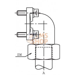 Union simple a bride en equerre 10L | VOSS Union simple a bride en equerre 10L | VOSSPR#917927