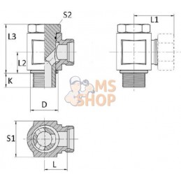 Coude orientable 10L-3/8 BSP | VOSS Coude orientable 10L-3/8 BSP | VOSSPR#586091