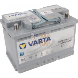 Batterie 12V 70Ah 760A AGM Silver Dynamic VARTA | VARTA Batterie 12V 70Ah 760A AGM Silver Dynamic VARTA | VARTAPR#633674