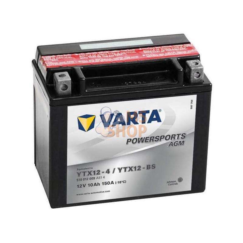 Batterie 12V 10Ah 150A AGM Powersports VARTA | VARTA Batterie 12V 10Ah 150A AGM Powersports VARTA | VARTAPR#633774