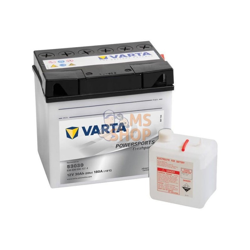 Batterie 12V 30Ah 300A VARTA | VARTA Batterie 12V 30Ah 300A VARTA | VARTAPR#633727