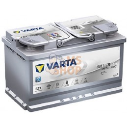 Batterie 12V 80Ah 800A AGM Silver Dynamic VARTA | VARTA Batterie 12V 80Ah 800A AGM Silver Dynamic VARTA | VARTAPR#633673