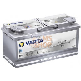 Batterie 12V 105Ah 950A AGM Silver Dynamic VARTA | VARTA Batterie 12V 105Ah 950A AGM Silver Dynamic VARTA | VARTAPR#633659