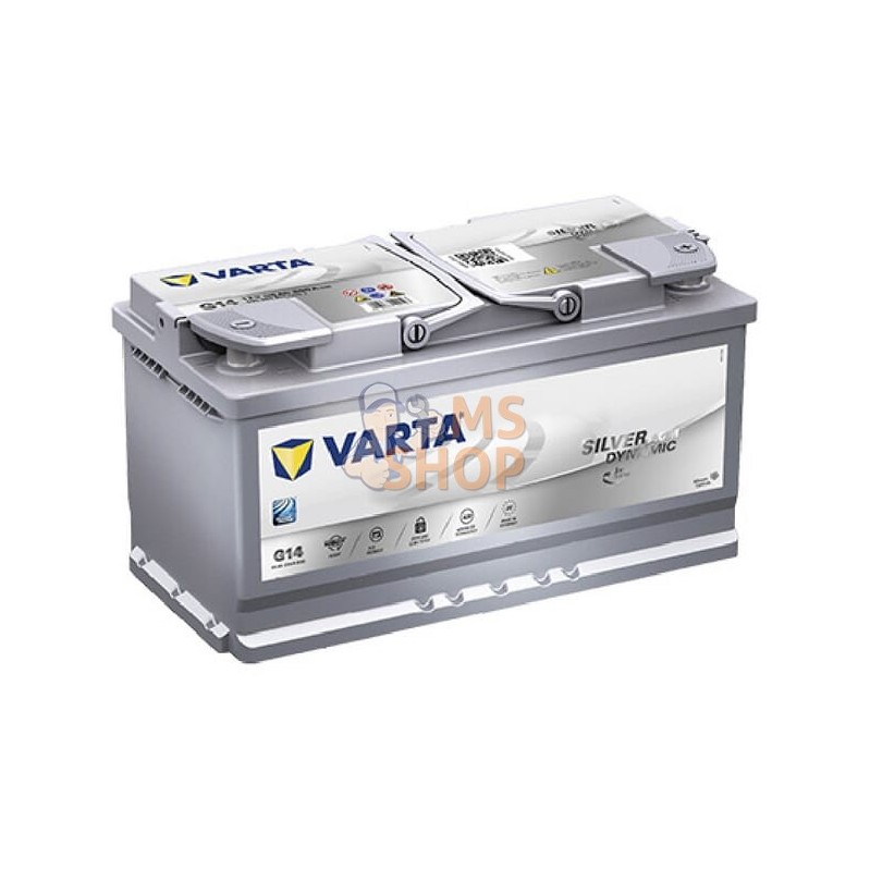 Batterie 12V 95Ah 850A AGM Silver Dynamic VARTA | VARTA Batterie 12V 95Ah 850A AGM Silver Dynamic VARTA | VARTAPR#633661