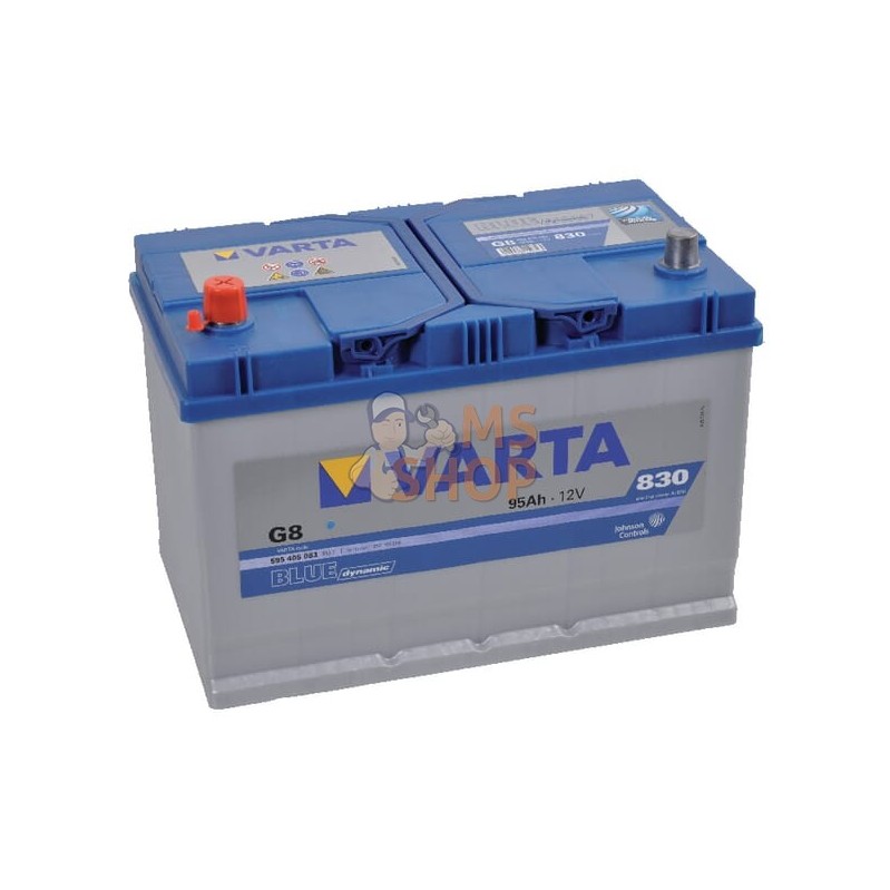 Batterie 12V 95Ah 830A Blue Dynamic VARTA | VARTA Batterie 12V 95Ah 830A Blue Dynamic VARTA | VARTAPR#633700