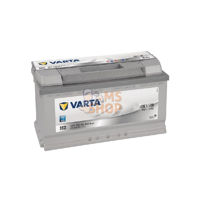 Batterie 12V 100Ah 830A AGM Silver Dynamic VARTA | VARTA Batterie 12V 100Ah 830A AGM Silver Dynamic VARTA | VARTAPR#633693