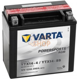 Batterie 12V 12Ah 200A AGM Powersports VARTA | VARTA Batterie 12V 12Ah 200A AGM Powersports VARTA | VARTAPR#633767