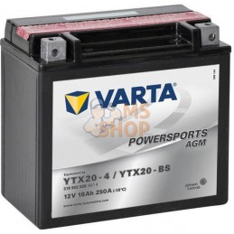 Batterie 12V 18Ah 250A AGM Powersports VARTA | VARTA Batterie 12V 18Ah 250A AGM Powersports VARTA | VARTAPR#633746