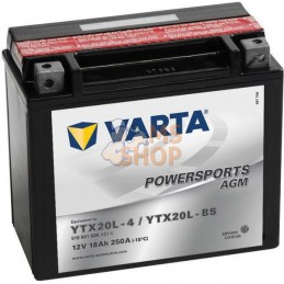 Batterie 12V 18Ah 250A AGM Powersports VARTA | VARTA Batterie 12V 18Ah 250A AGM Powersports VARTA | VARTAPR#633738