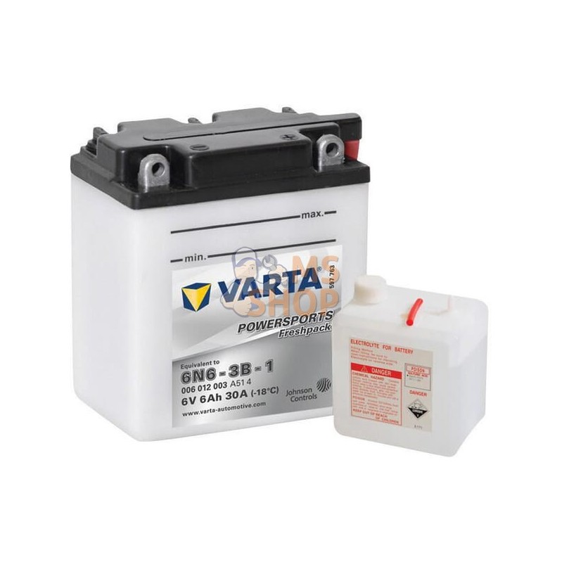 Batterie 6V 6Ah 30A VARTA | VARTA Batterie 6V 6Ah 30A VARTA | VARTAPR#633786