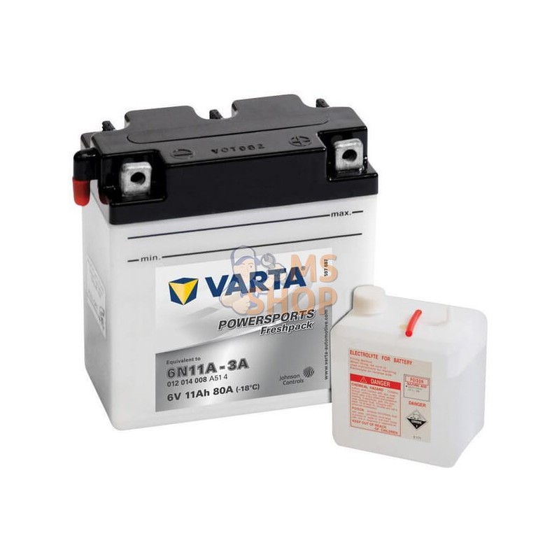 Batterie 6V 11Ah 80A VARTA | VARTA Batterie 6V 11Ah 80A VARTA | VARTAPR#633768