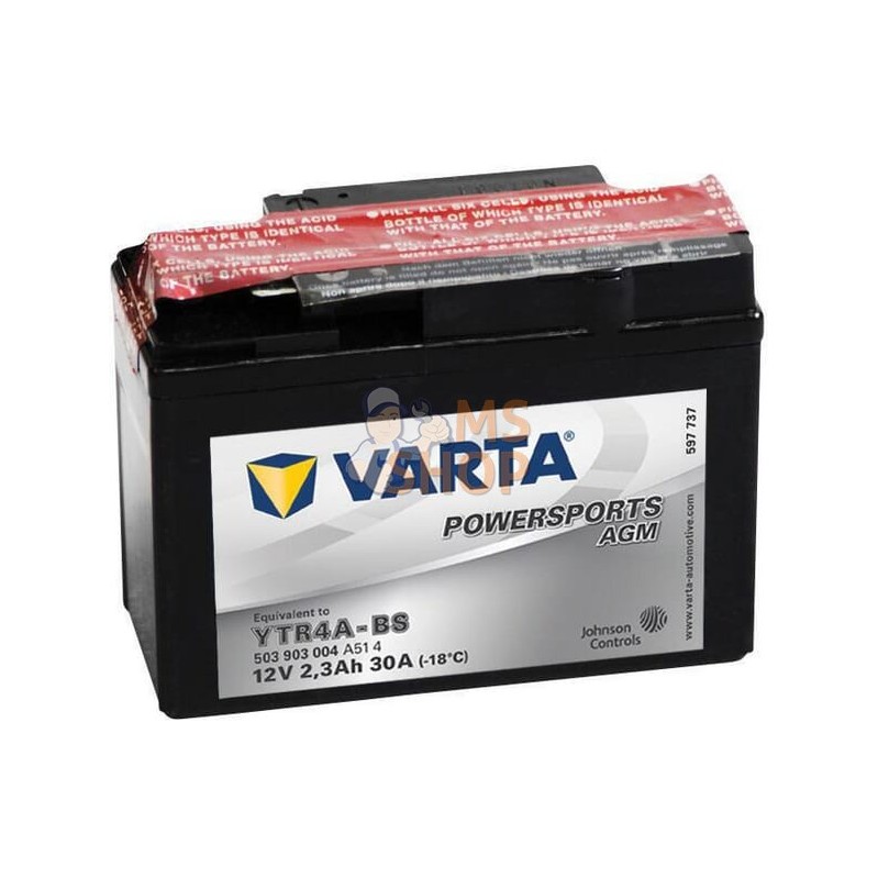 Batterie 12V 2,3Ah 30A AGM Powersports VARTA | VARTA Batterie 12V 2,3Ah 30A AGM Powersports VARTA | VARTAPR#633757