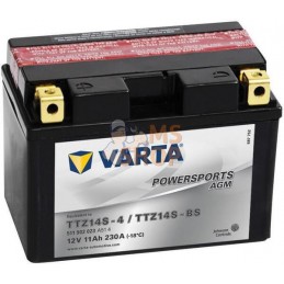 Batterie 12V 11Ah 230A AGM Powersports VARTA | VARTA Batterie 12V 11Ah 230A AGM Powersports VARTA | VARTAPR#633754