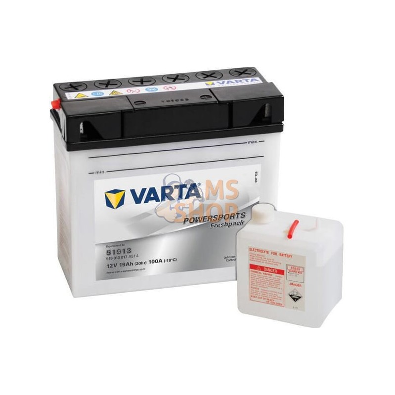 Batterie 12V 19Ah 170A VARTA | VARTA Batterie 12V 19Ah 170A VARTA | VARTAPR#633743