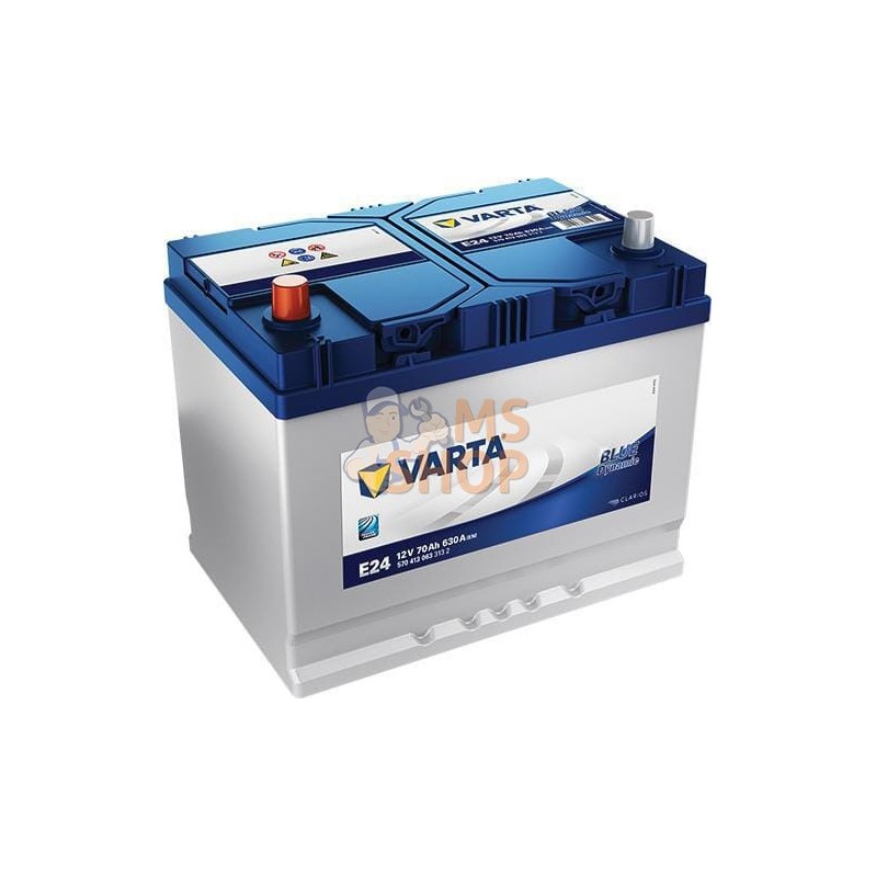 Batterie 12 V 70A h 630 A BLUE Dynamic Varta | VARTA Batterie 12 V 70A h 630 A BLUE Dynamic Varta | VARTAPR#970787