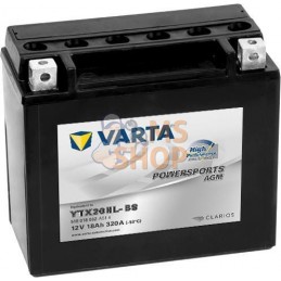 Batterie 12 V 18 Ah 320 CCA VARTA Powersports AGM Haute Performance YTX20HL-BS | VARTA Batterie 12 V 18 Ah 320 CCA VARTA Powersp