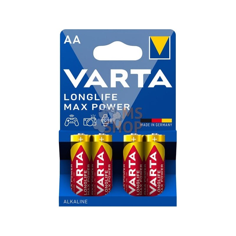 Pile AA 1.5V LR6 (x4) | VARTA CONSUMER BATTERIES Pile AA 1.5V LR6 (x4) | VARTA CONSUMER BATTERIESPR#885409