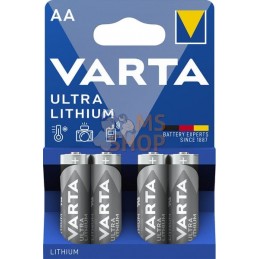 Pile lithium 1,5V AA (4) | VARTA CONSUMER BATTERIES Pile lithium 1,5V AA (4) | VARTA CONSUMER BATTERIESPR#885511