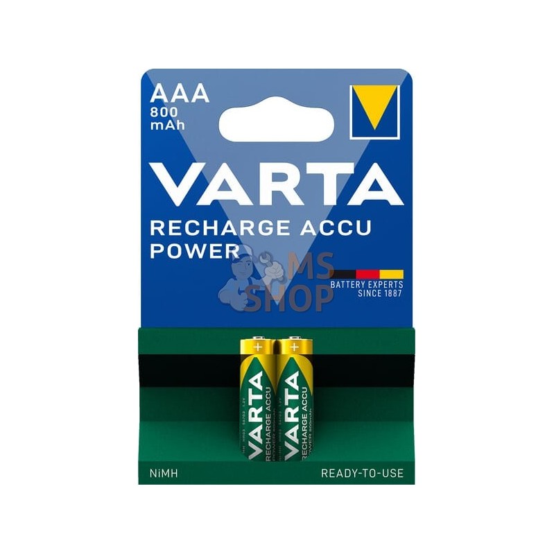 Pile rechargeable 1,2V 800mAh | VARTA CONSUMER BATTERIES Pile rechargeable 1,2V 800mAh | VARTA CONSUMER BATTERIESPR#885502