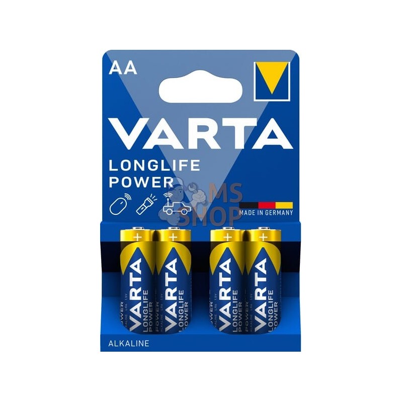 Pile AA 1.5V LR6 (x4) | VARTA CONSUMER BATTERIES Pile AA 1.5V LR6 (x4) | VARTA CONSUMER BATTERIESPR#885411