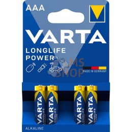 Pile AAA 1.5V LR03 (x4) | VARTA CONSUMER BATTERIES Pile AAA 1.5V LR03 (x4) | VARTA CONSUMER BATTERIESPR#885410