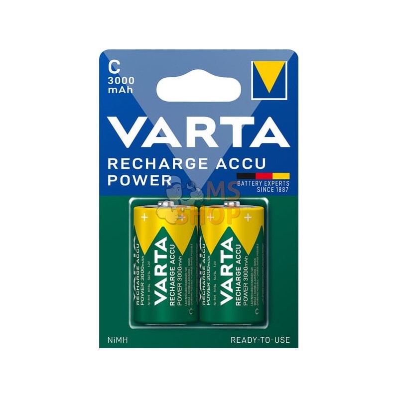 Pile rechargeable 1,2V C 3000mAh | VARTA CONSUMER BATTERIES Pile rechargeable 1,2V C 3000mAh | VARTA CONSUMER BATTERIESPR#885482