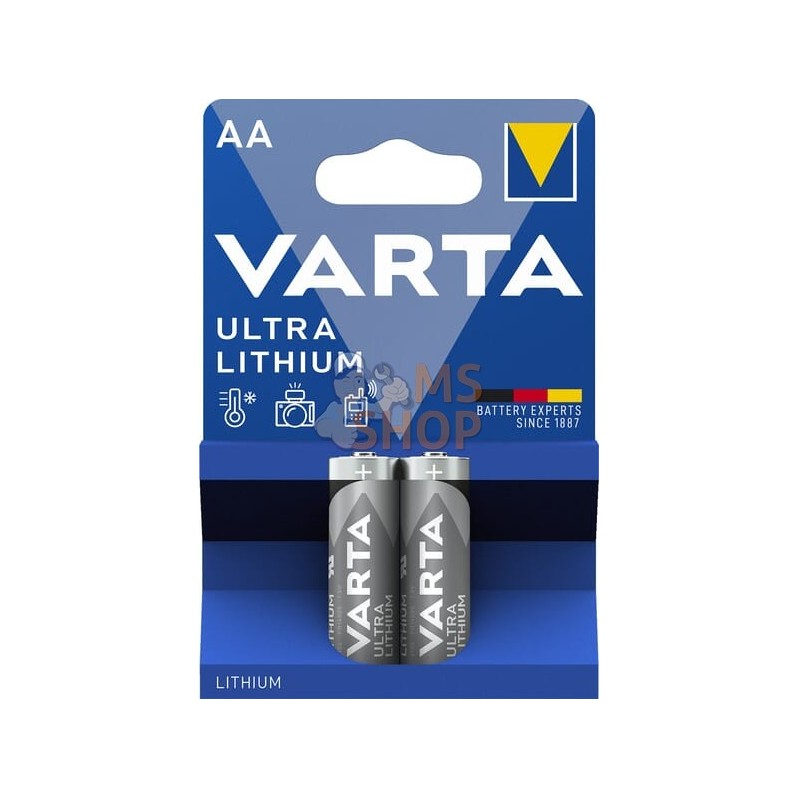 Pile AA 1,5V LR6 (x2) | VARTA CONSUMER BATTERIES Pile AA 1,5V LR6 (x2) | VARTA CONSUMER BATTERIESPR#885423