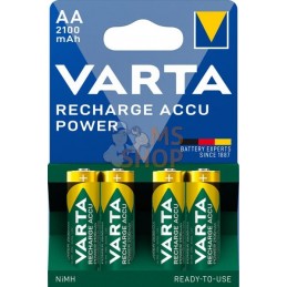 Pile rech. 1,2V 2100mAh AA 4pc | VARTA CONSUMER BATTERIES Pile rech. 1,2V 2100mAh AA 4pc | VARTA CONSUMER BATTERIESPR#885503