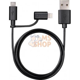 Câble 2en1 Micro-USB&éclairage | VARTA CONSUMER BATTERIES Câble 2en1 Micro-USB&éclairage | VARTA CONSUMER BATTERIESPR#885490