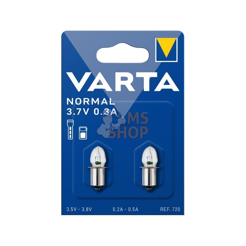 Ampoule 3,7V - 0,30A | VARTA CONSUMER BATTERIES Ampoule 3,7V - 0,30A | VARTA CONSUMER BATTERIESPR#885525