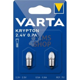 Ampoule 2,4V 0,7A (x2) | VARTA CONSUMER BATTERIES Ampoule 2,4V 0,7A (x2) | VARTA CONSUMER BATTERIESPR#885393