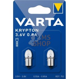 Ampoule 3,6V 0,75A (x2) | VARTA CONSUMER BATTERIES Ampoule 3,6V 0,75A (x2) | VARTA CONSUMER BATTERIESPR#885394