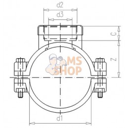 Siège PP 160mm x 1" F | VDL Siège PP 160mm x 1" F | VDLPR#883602