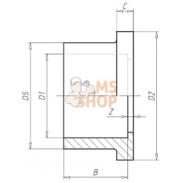 Douille à collet en PVC 110mm | VDL Douille à collet en PVC 110mm | VDLPR#883281